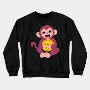 Crypto Monkey Crewneck Sweatshirt